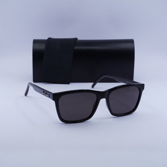 Final Price! Saint Laurent SL318 001 Black/Grey Sunglasses - Picture 1 of 13